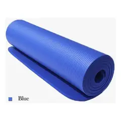 GENERICO - Mat de Yoga Extra Grueso 10mm Azul 180cm x 60cm