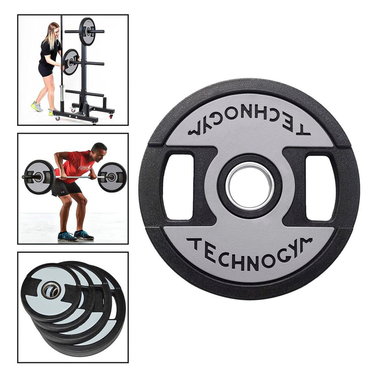 GENERICO - Disco Olímpico de Uretano 25kg para Entrenamiento