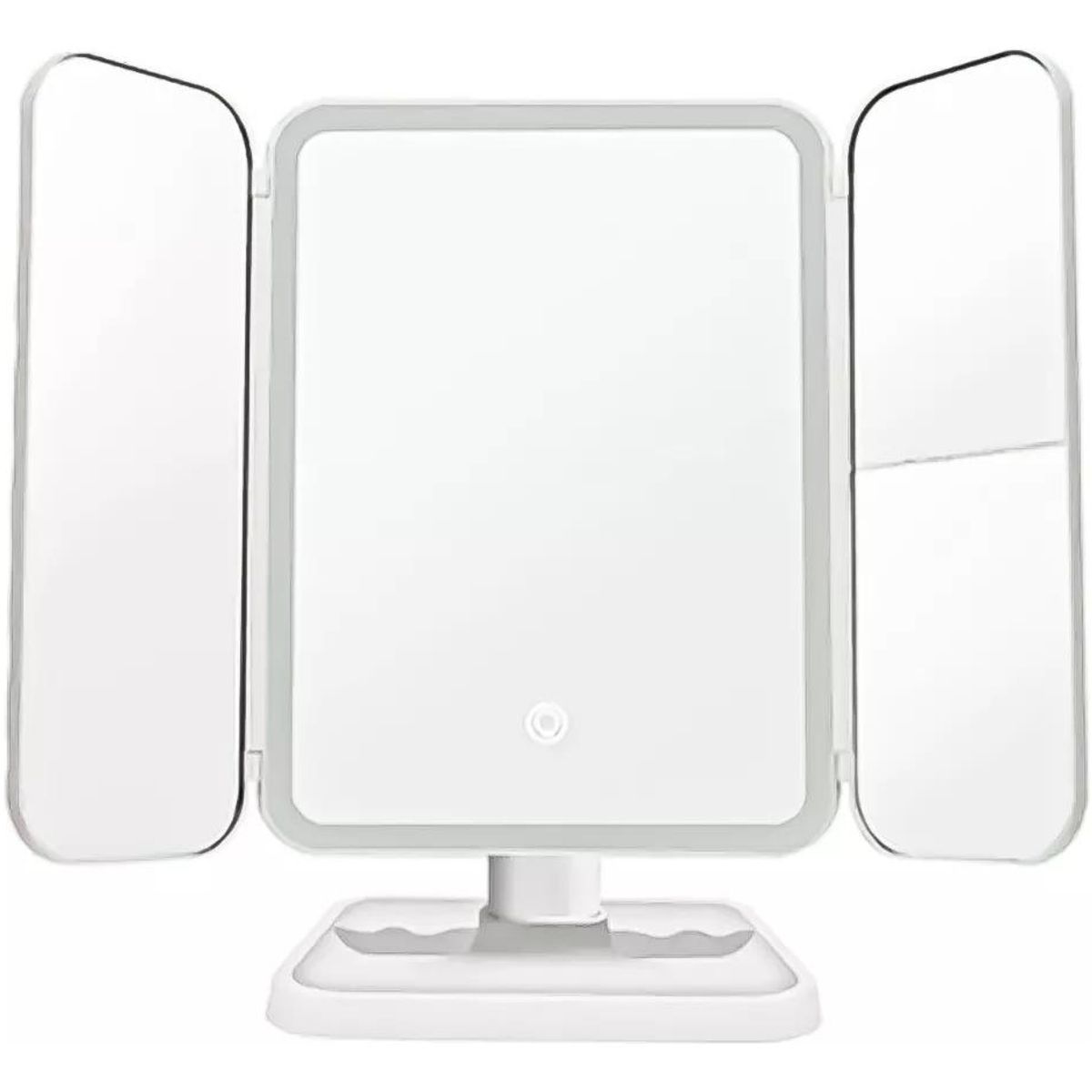 GENERICO - Espejo de Maquillaje con Aumento y Luz LED 3X