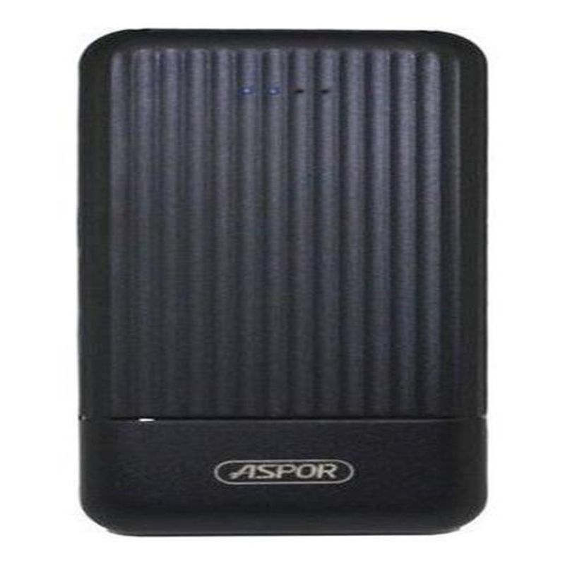 GENERICO - Cargador Portátil Powerbank Aspor 10000mAh con 2 Puertos USB.