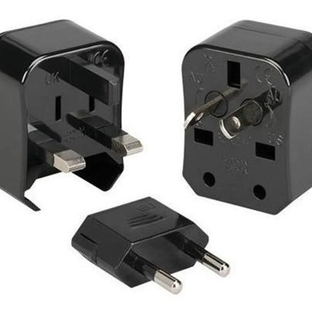 GENERICO - Adaptador Enchufe Universal de Viaje con Estuche Compacto