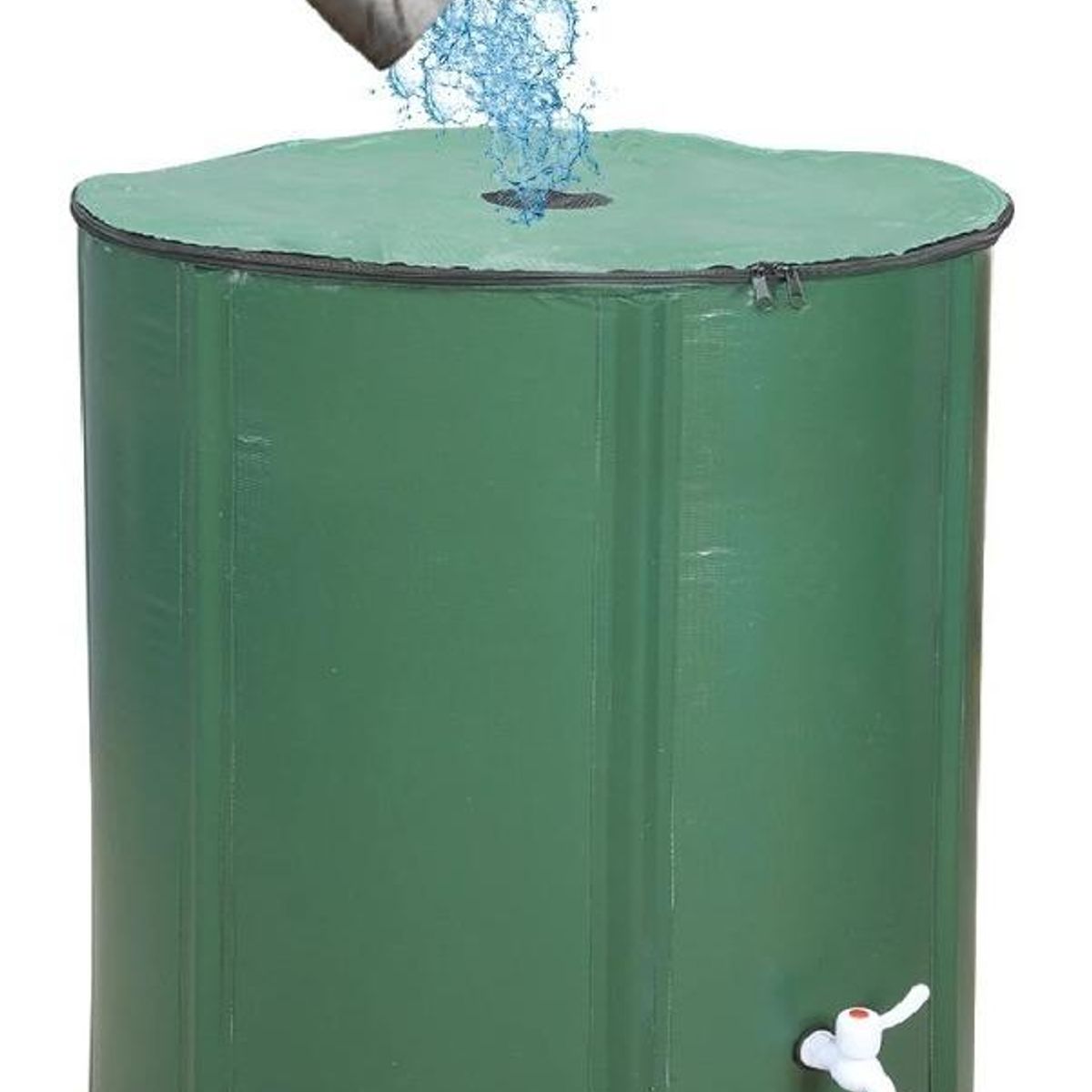 GENERICO - Estanque de Agua de 200 Litros Plegable de PVC Verde.