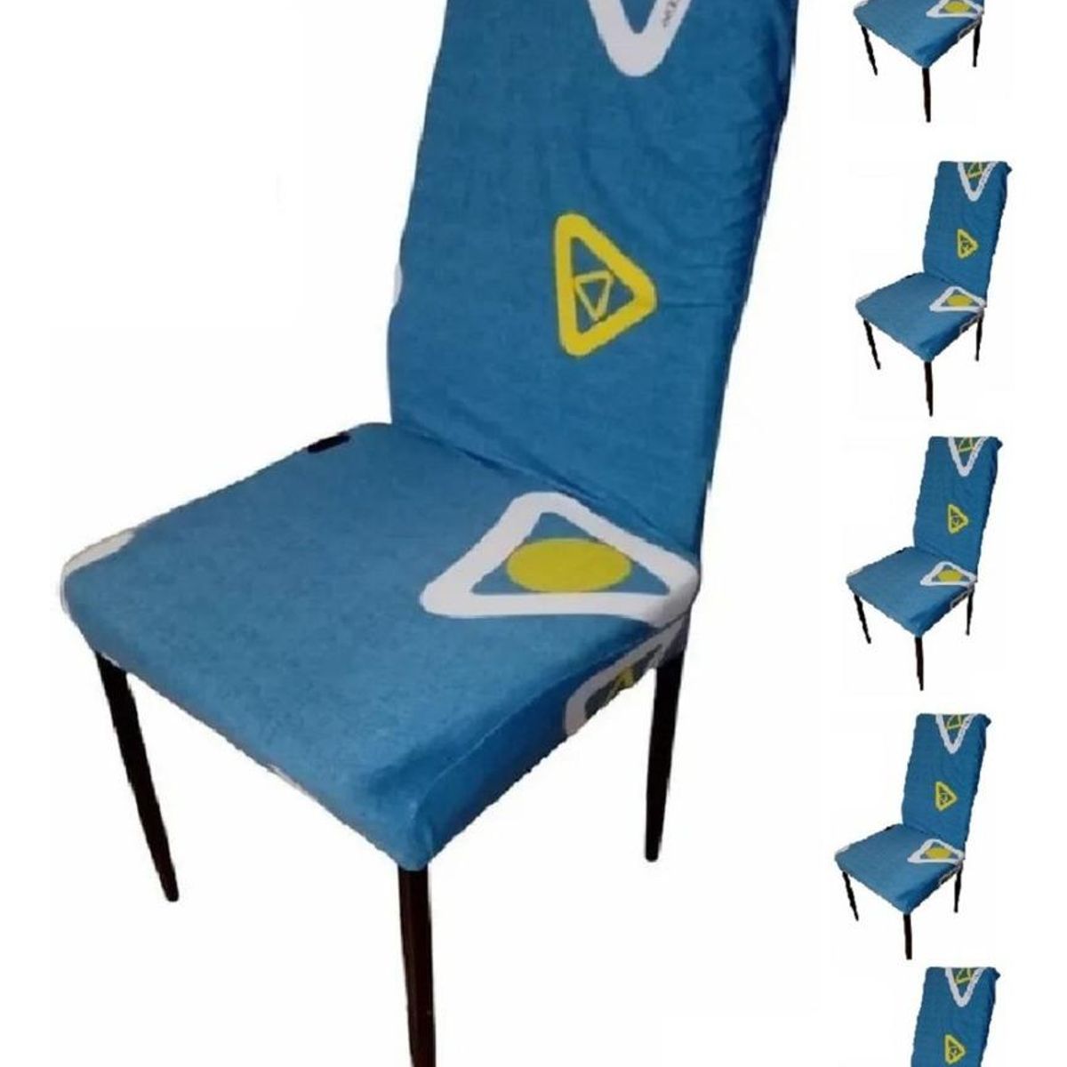 GENERICO - Pack de 6 Fundas Spandex para Sillas Lisas