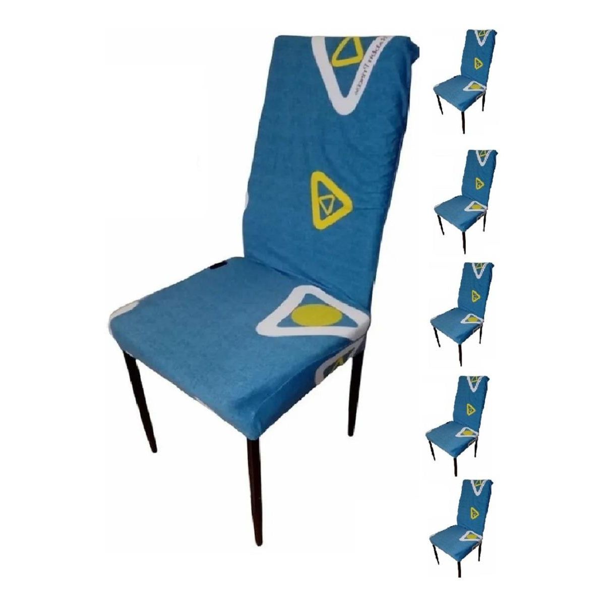 GENERICO - Pack de 6 Fundas Spandex para Sillas Lisas