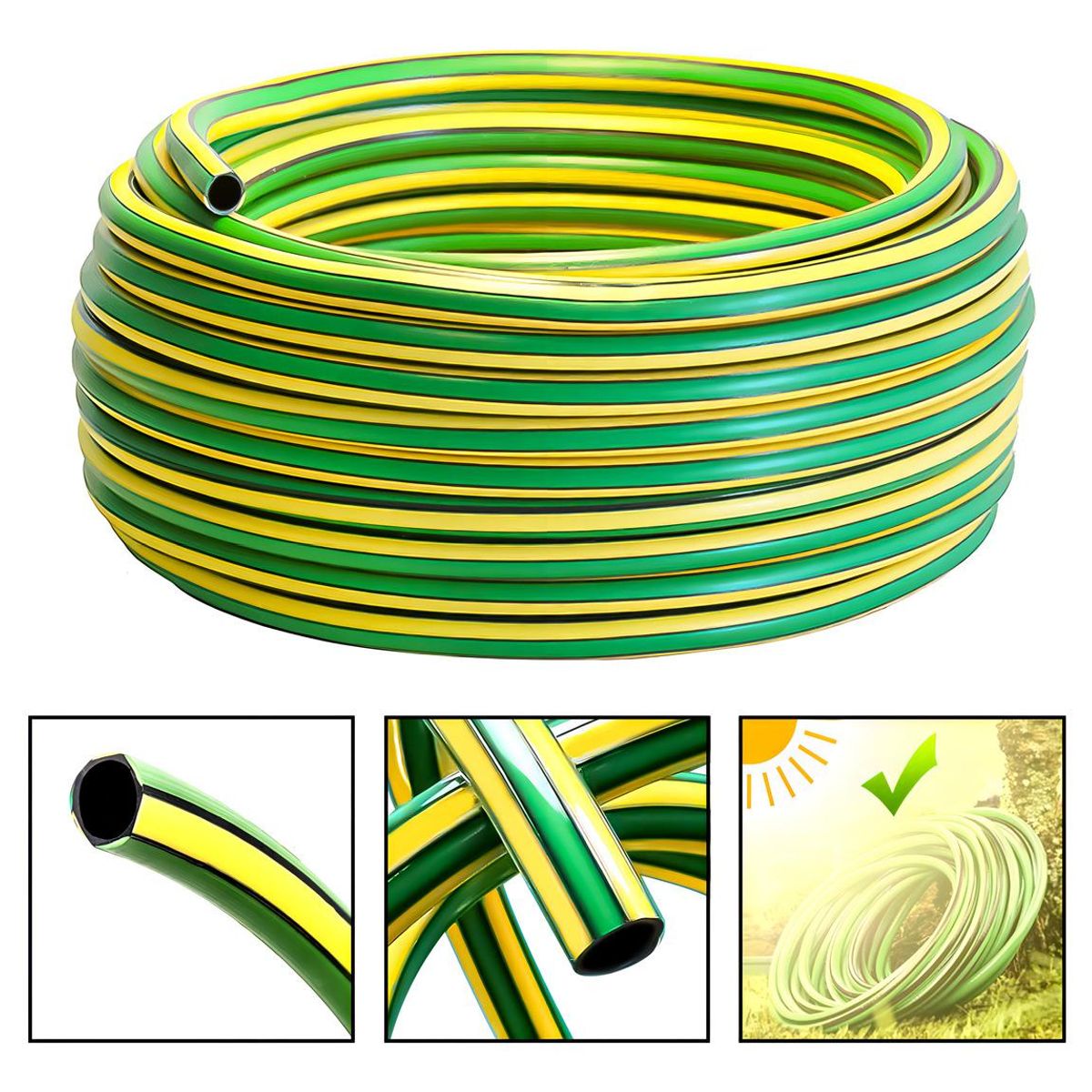 GENERICO - Manguera de Riego Reforzada 50m con Protección UV