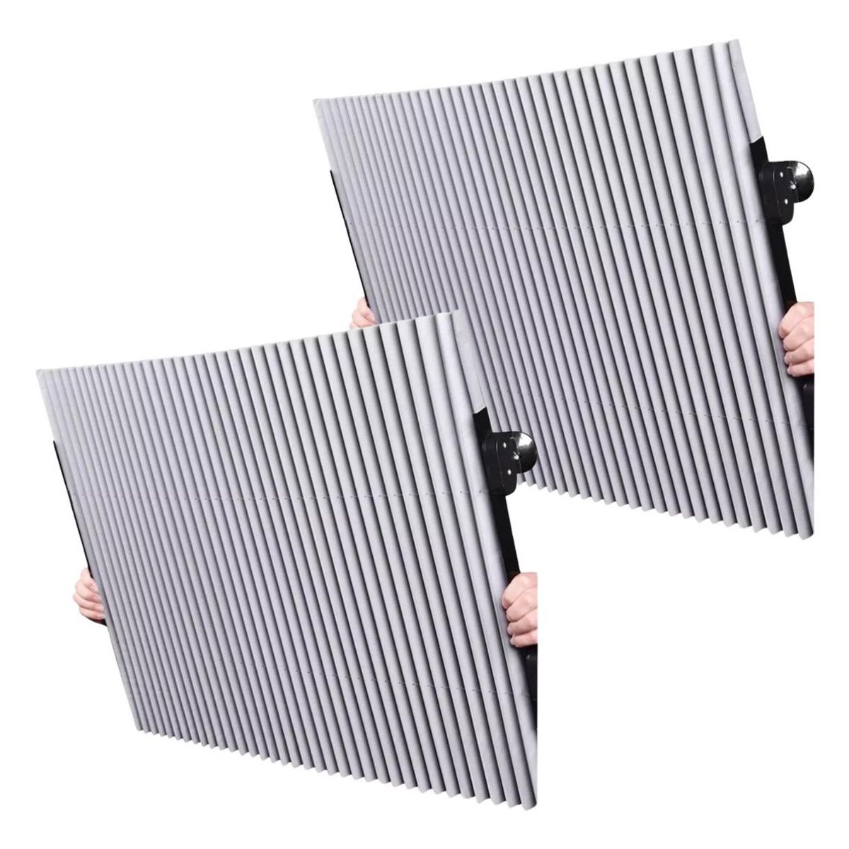 GENERICO - Cortinas Retráctiles para Auto 130x70 cm - Protección Solar