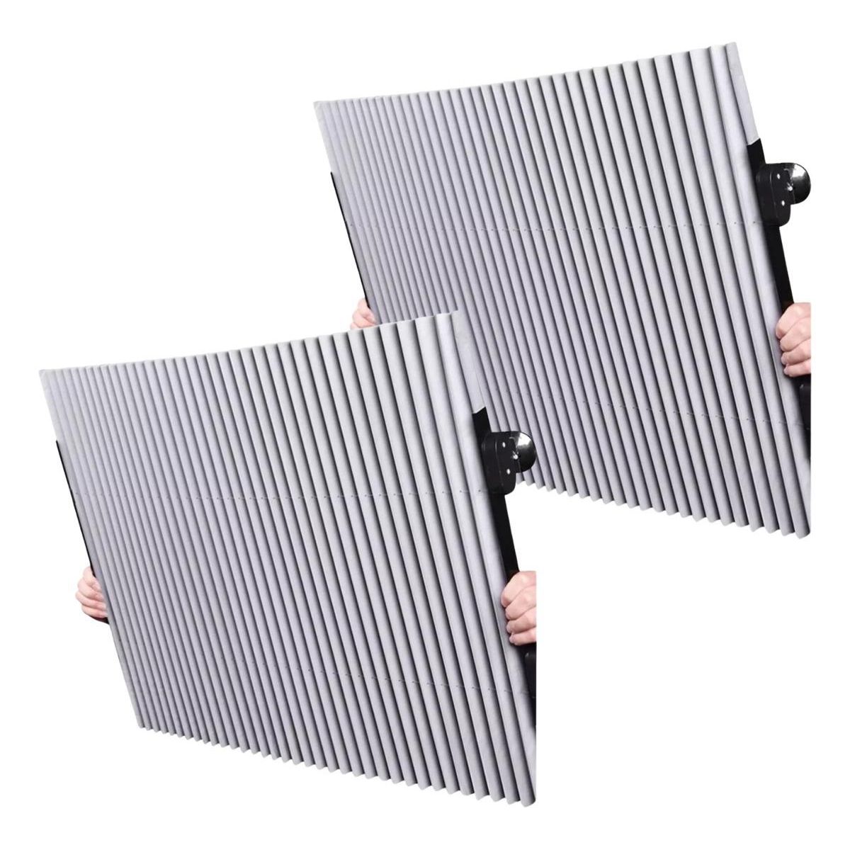 GENERICO - Cortinas Retráctiles para Auto 130x70 cm - Protección Solar