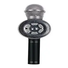 GENERICO - Micrófono Karaoke Bluetooth con Luces RGB y Modificador de Voz