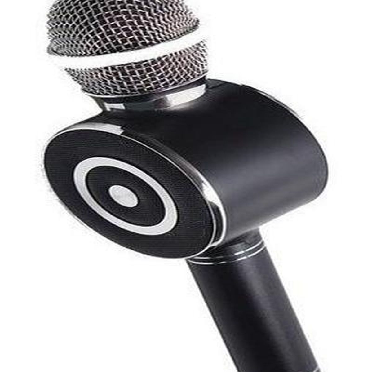 GENERICO - Micrófono Karaoke Bluetooth con Luces RGB y Modificador de Voz