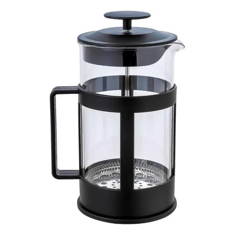 GENERICO - Cafetera Francesa de Vidrio 600ml con Filtro de Acero