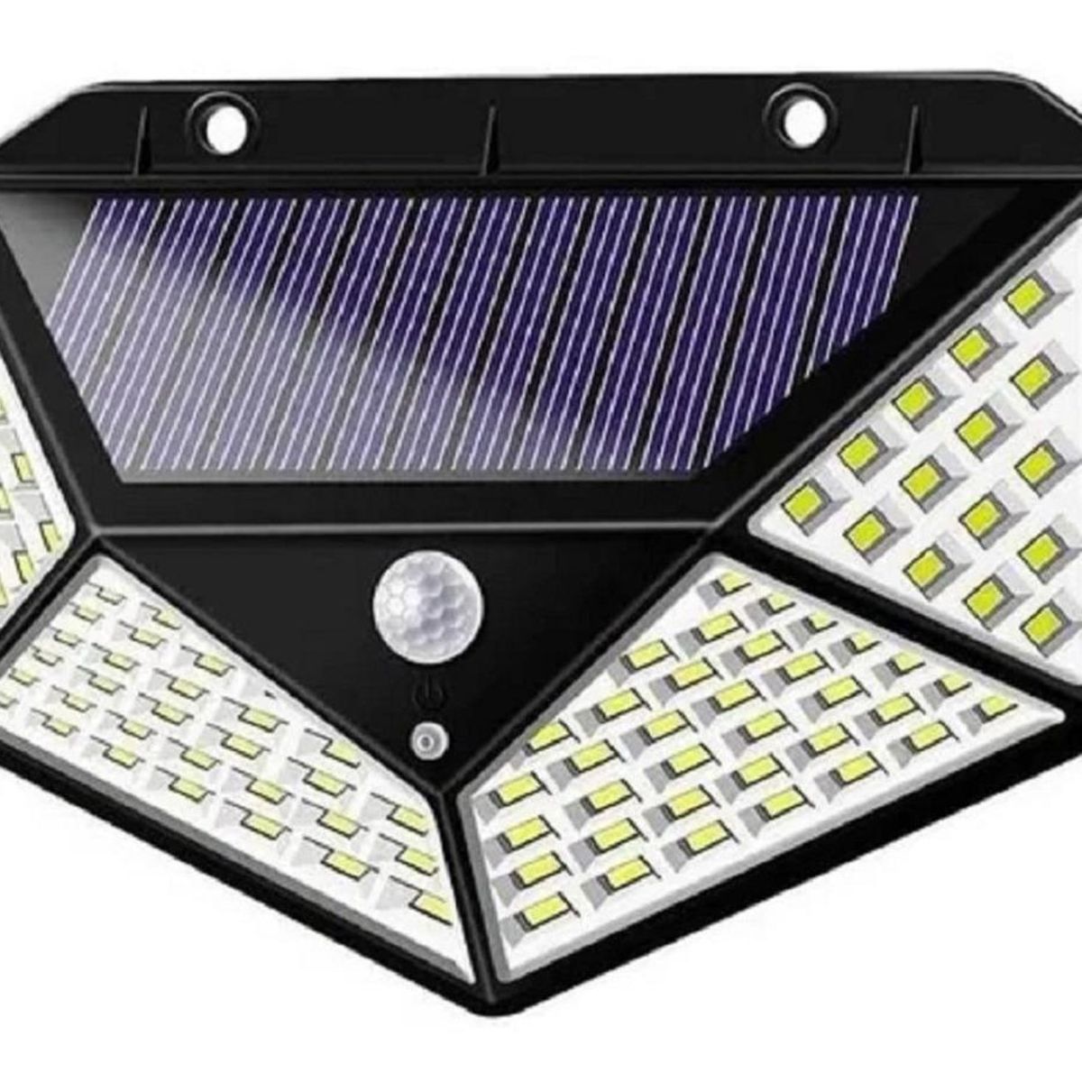 GENERICO - Foco Solar LED 100W con Sensor de Movimiento para Jardín