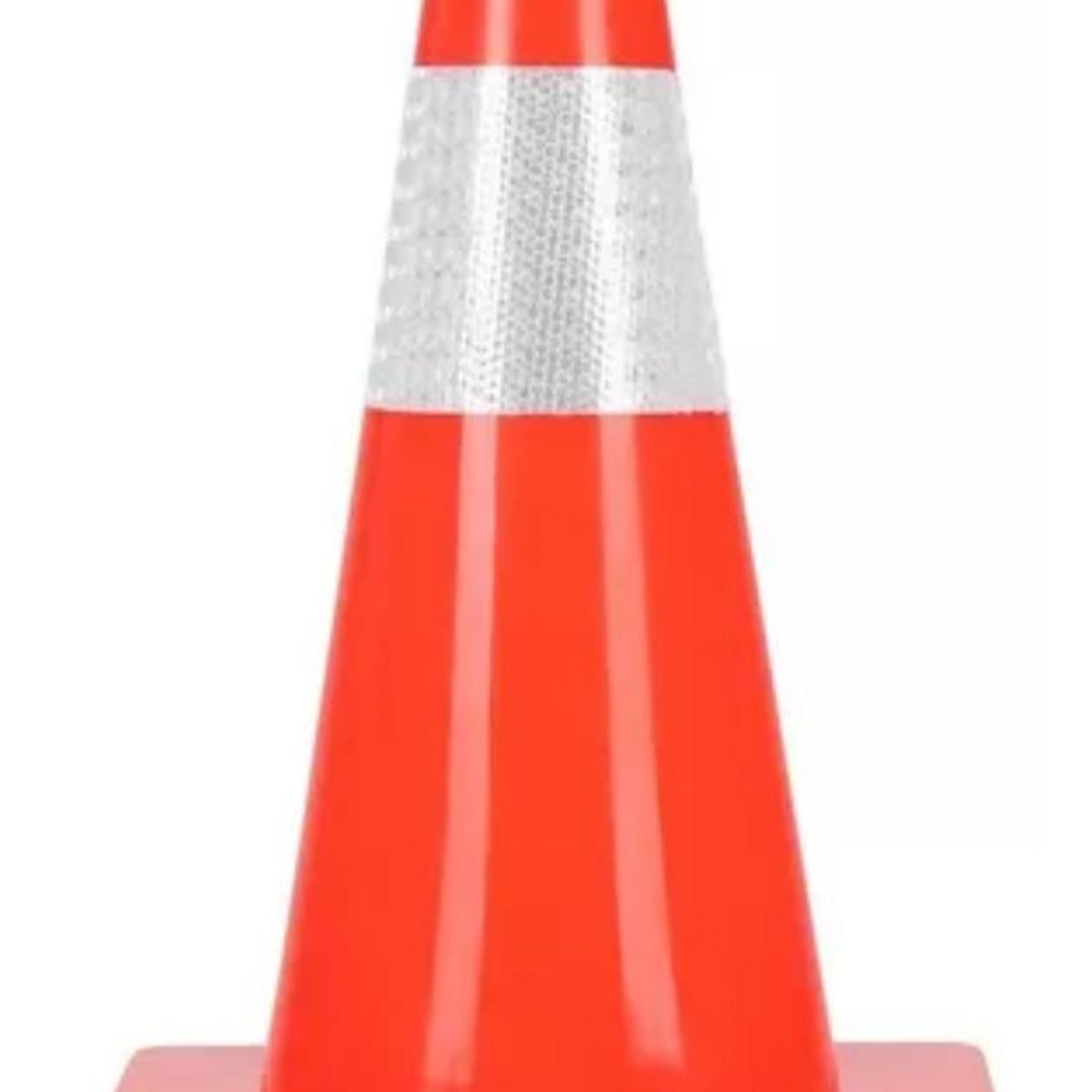GENERICO - Cono de Tráfico Reflectante Flexible 45 cm para Seguridad