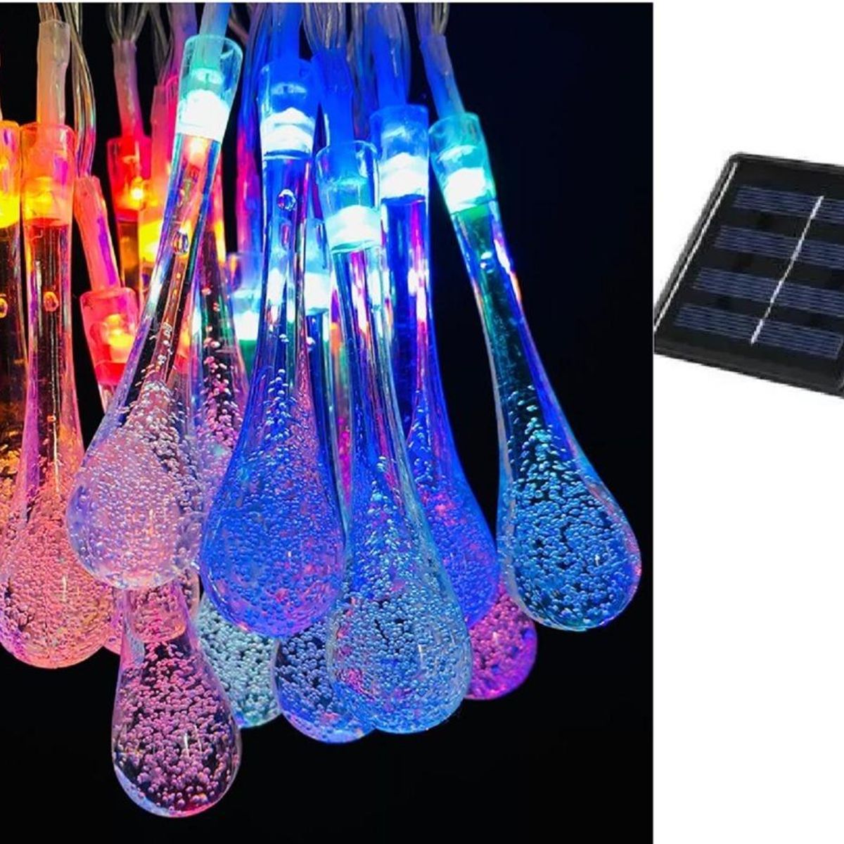 GENERICO - Guirnaldas Solares de Luces Meteoritos para Jardín 5m 30LED