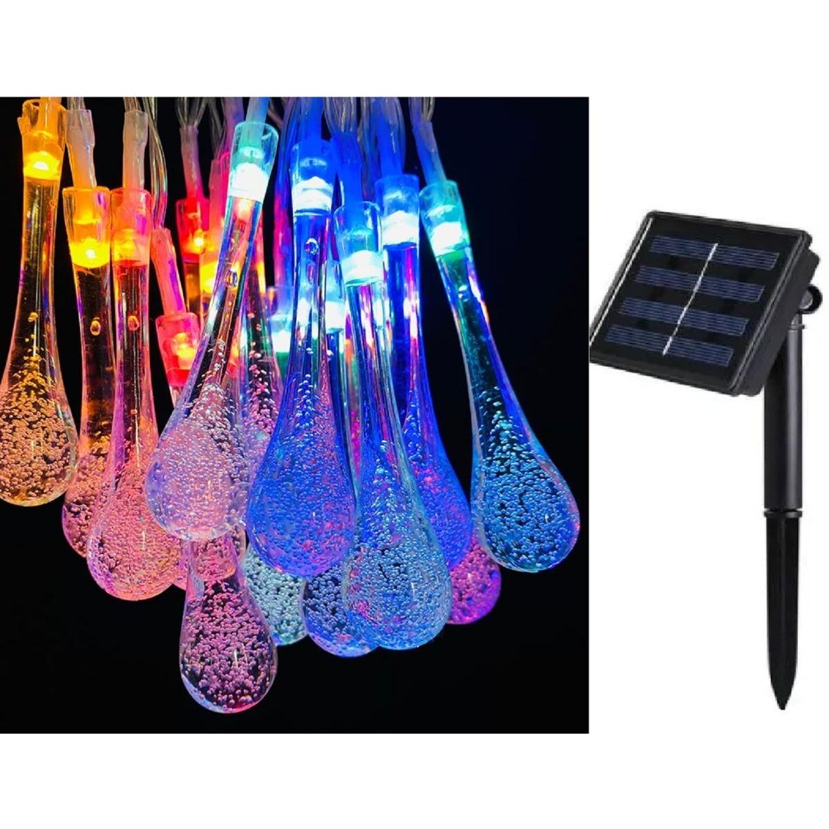 GENERICO - Guirnaldas Solares de Luces Meteoritos para Jardín 5m 30LED