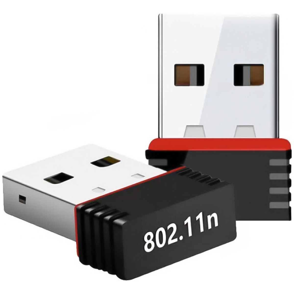 GENERICO - Adaptador Wifi USB 600Mbps 24GHz para PC y Notebook