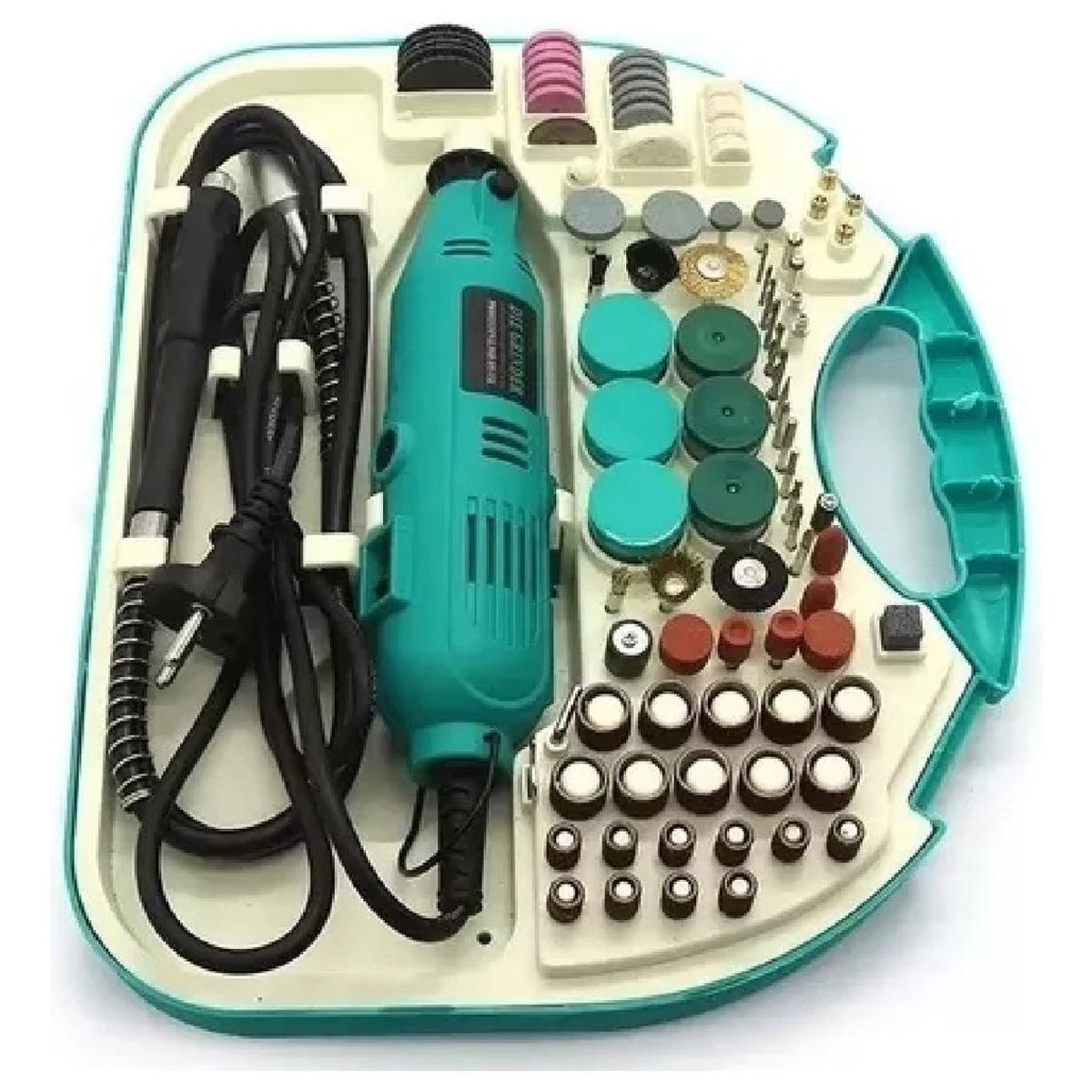 GENERICO - Kit de Mandril Dremel con 211 Accesorios para Herramientas