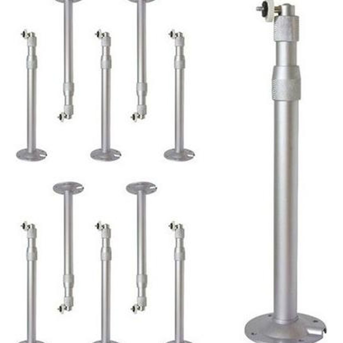 GENERICO - Soporte de Techo para Proyector con Brazo Ajustable - Pack de 10