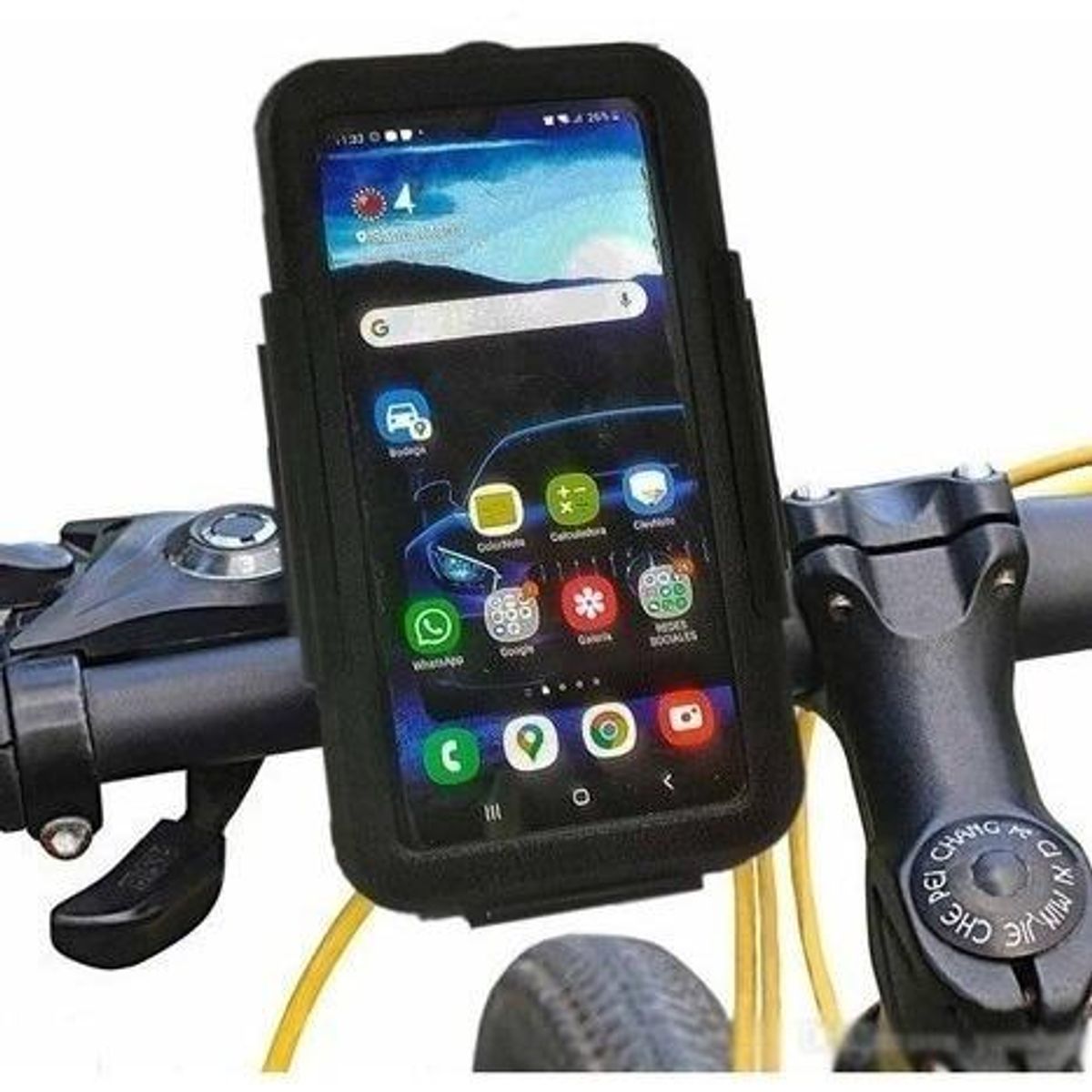 GENERICO - Soporte de Celular Impermeable para Bicicleta en Manubrio