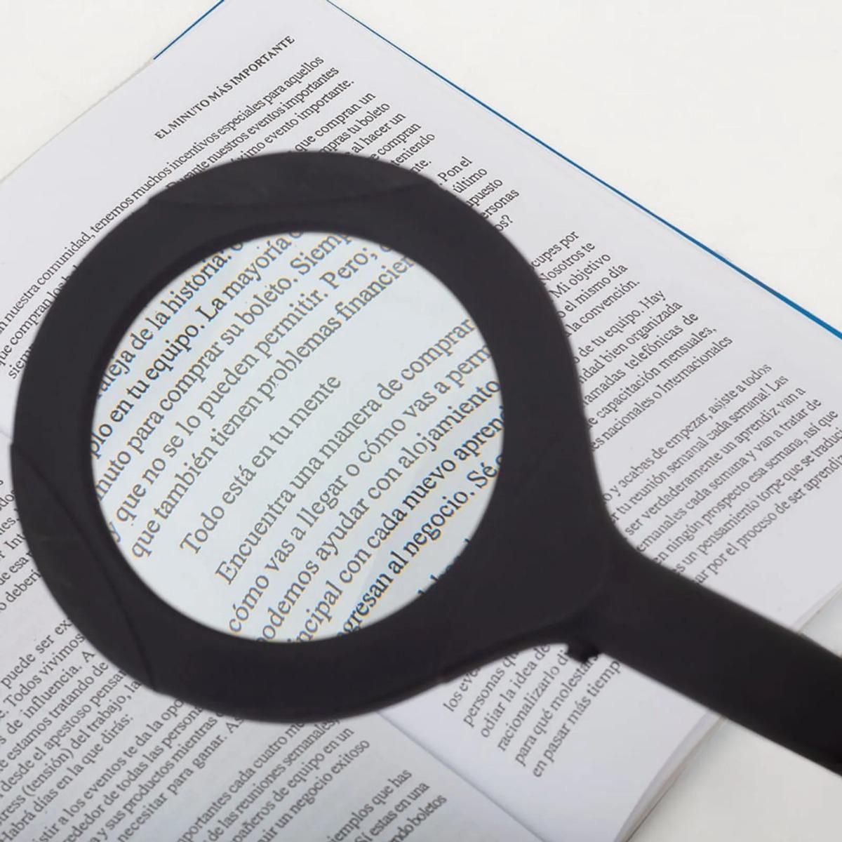 GENERICO - Lupa de Lectura con Luz LED y Aumento 3x