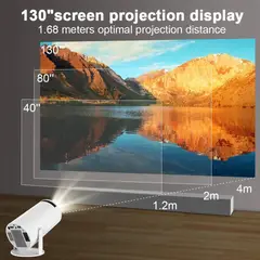 GENERICO - Proyector Portátil LED para Cine en Casa 200lm