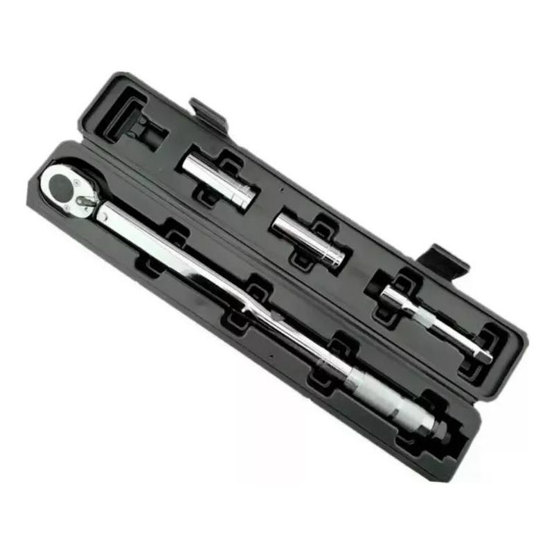 GENERICO - Llave Torque 12" con Torquímetro Dados y Extensión 28-210 Nm
