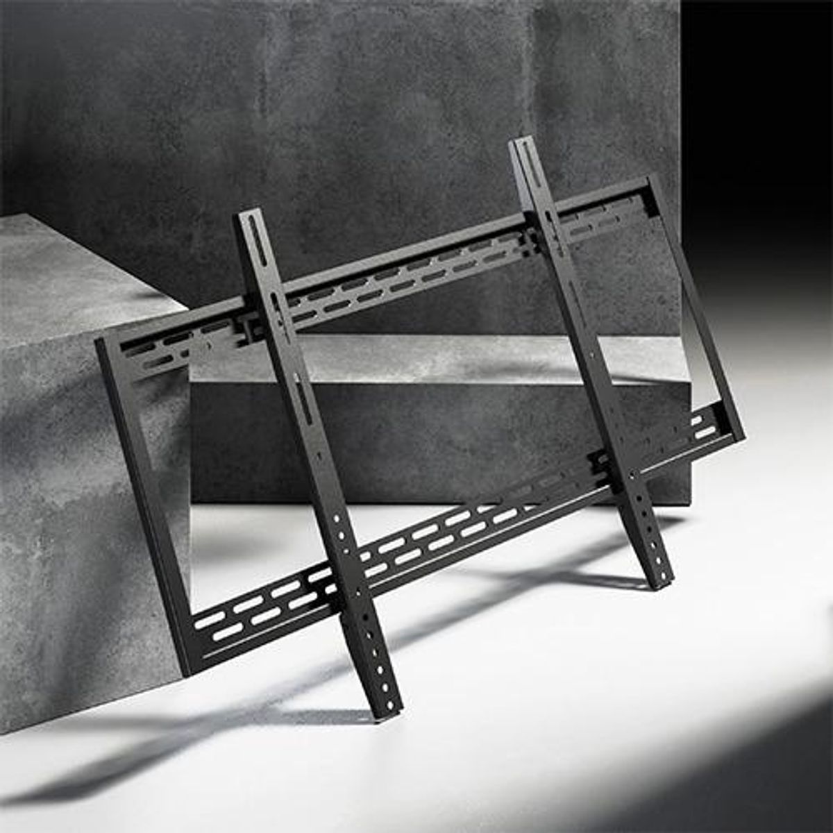 GENERICO - Soporte Fijo para TV 60" a 100" Carga Pesada Color Negro