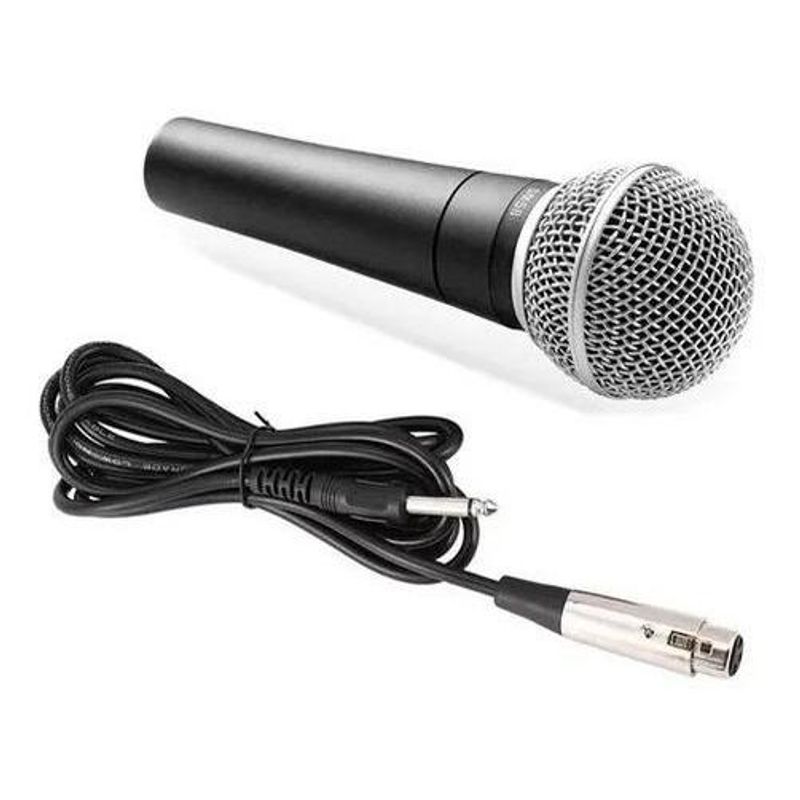 GENERICO - Micrófono Dinámico Cardioide SM-58 para Voces e Instrumentos