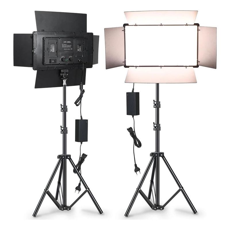 GENERICO - Kit Luz Relleno Profesional LED con Trípode Ajustable