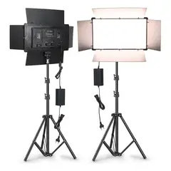 GENERICO - Kit Luz Relleno Profesional LED con Trípode Ajustable