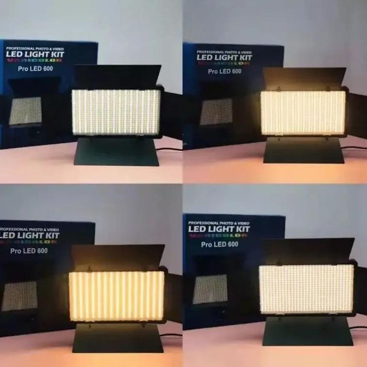 GENERICO - Kit Luz Relleno Profesional LED con Trípode Ajustable