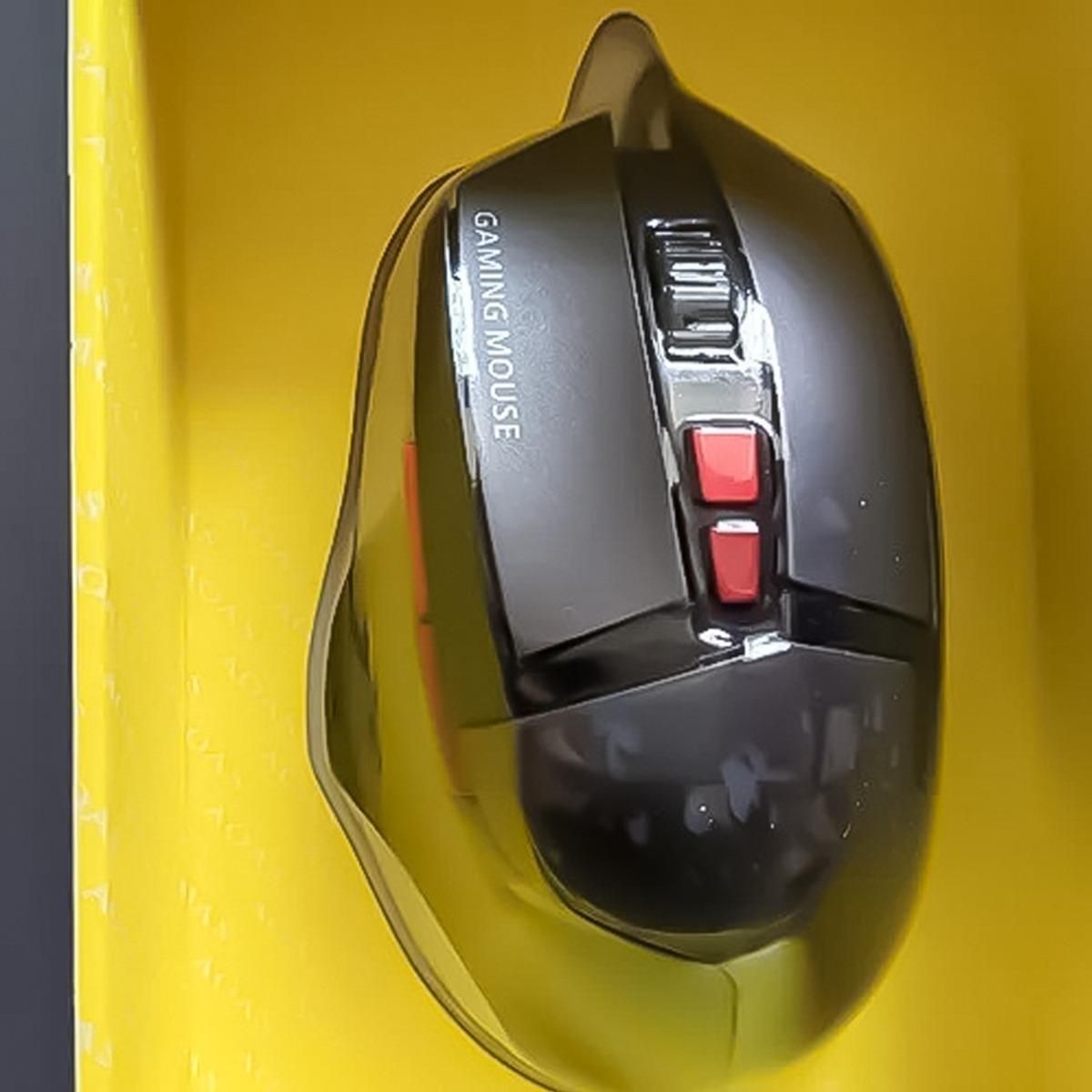 GENERICO - Mouse Gamer Aoas K80 Ergonómico con Luz LED 3200 DPI