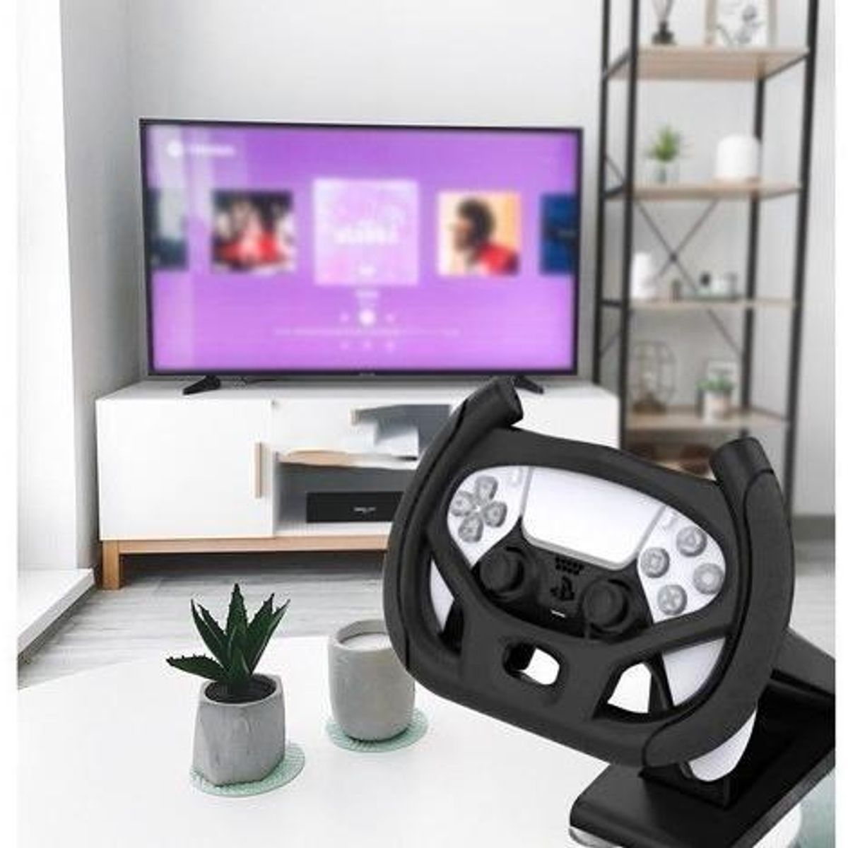 GENERICO - Soporte Ergonómico para Volante Dualsense P5 - PS5.