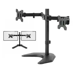 GENERICO - Soporte Doble para Monitor Ajustable 15-33 Pulgadas