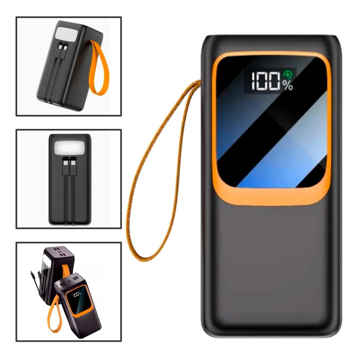 GENERICO - Powerbank Aspor A350 50000mAh Multipuerto con Pantalla LCD