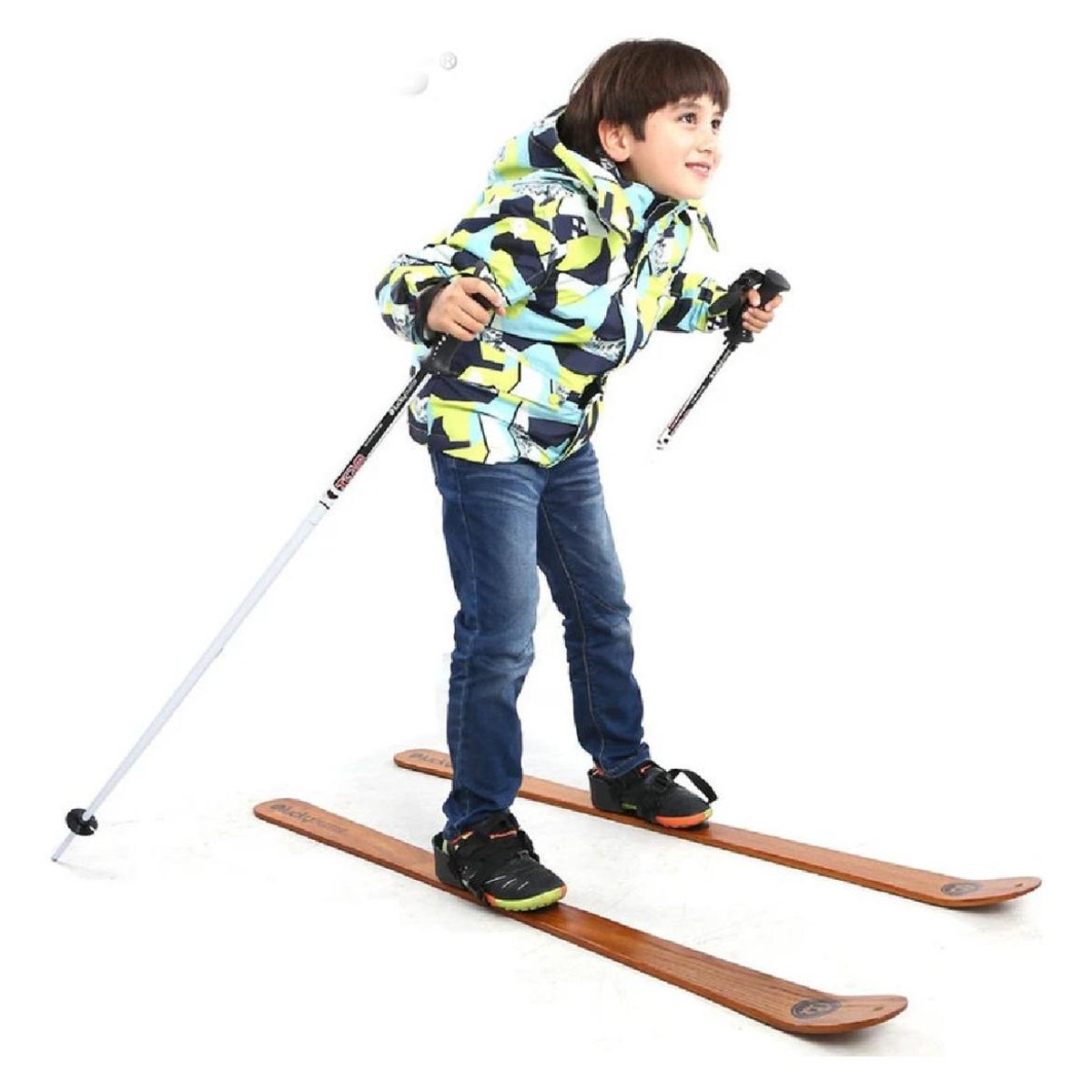 GENERICO - Esquís para Niños con Bastones 112 cm - Ideal para 3 a 15 Años