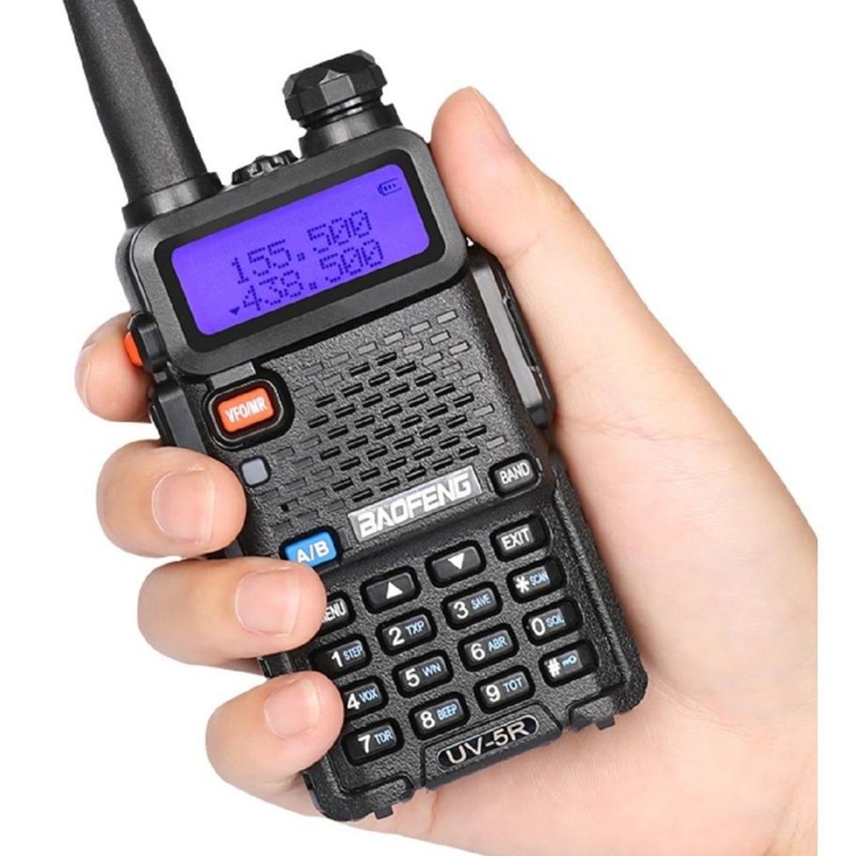GENERICO - Pack de 2 Walkie Talkies UV-5R con Linterna LED