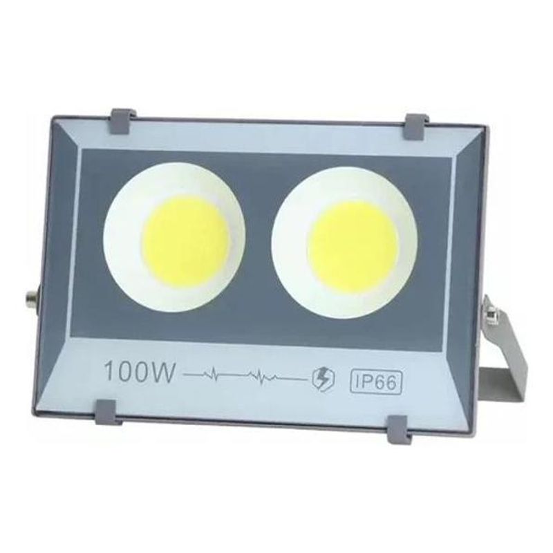 GENERICO - Foco Proyector LED 100W IP66 para Exteriores - Alta Eficiencia