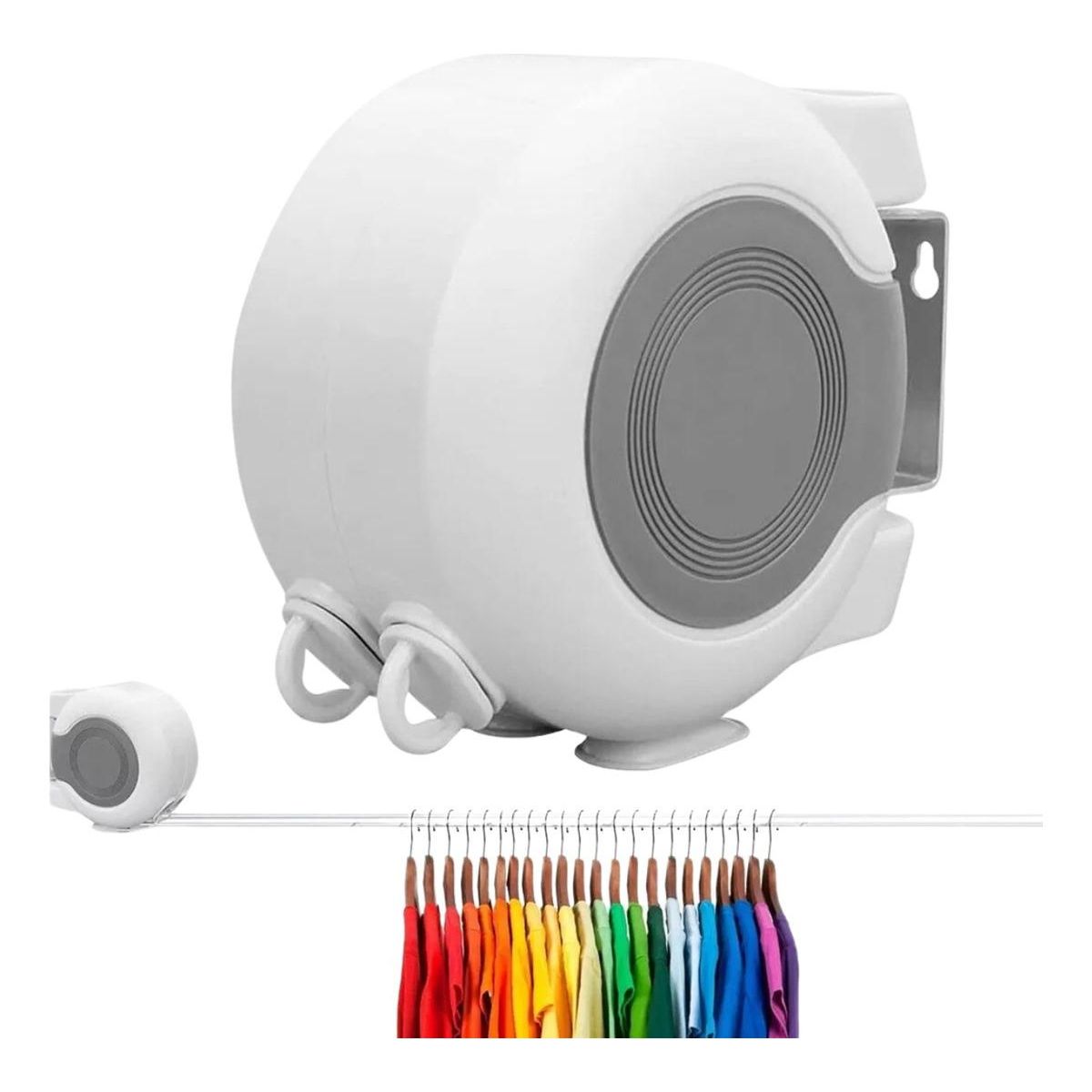 GENERICO - Tendedero Retráctil Doble Línea para Ropa 13 metros