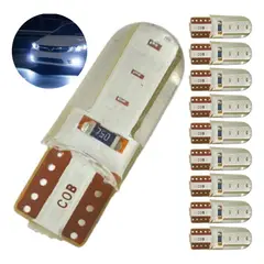 GENERICO - Set de 10 Ampolletas LED T10 Siliconadas de 5W