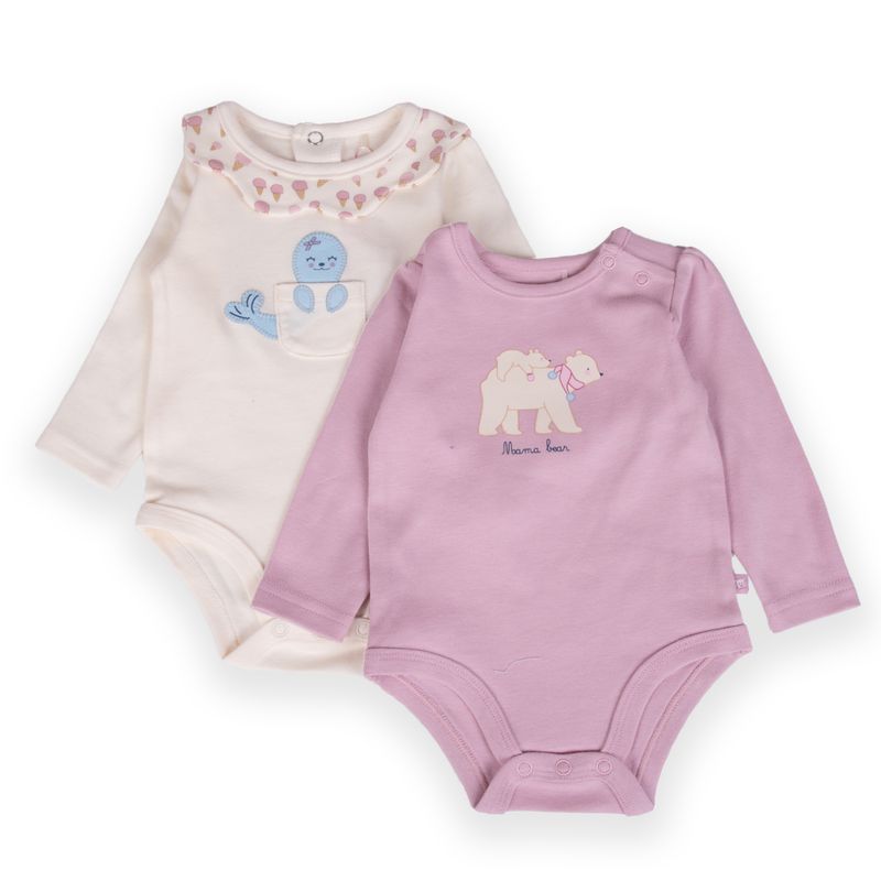 PILLIN - Body Recién Nacido Niña Surtido Pillin (PVB223-25SUR )