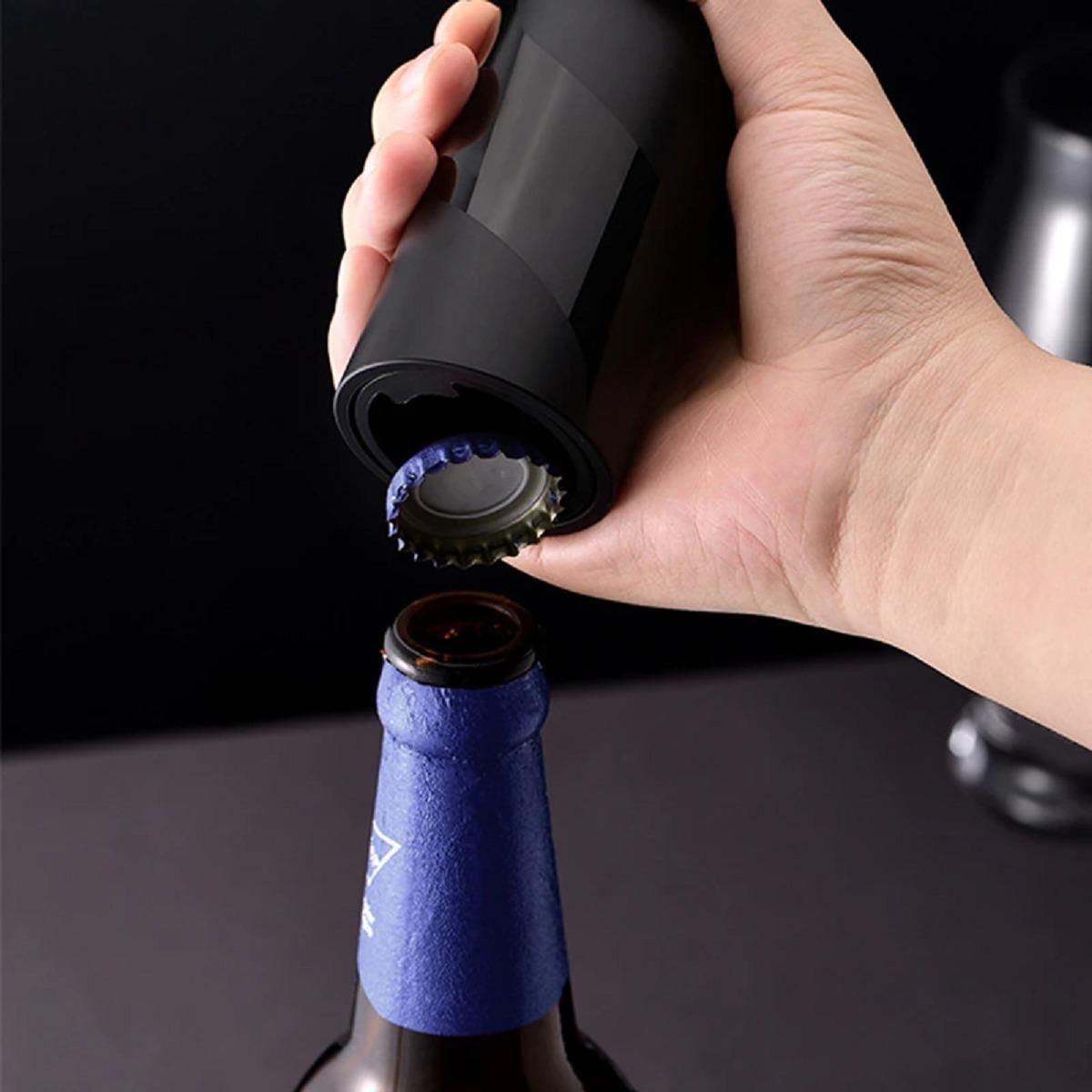 GENERICO - Destapador Automático de Botellas con Imán y Diseño Moderno