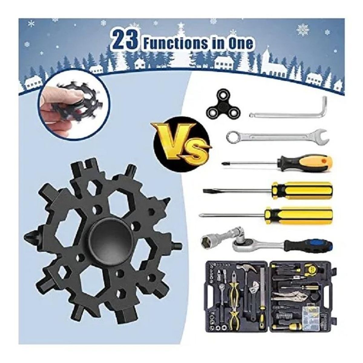 GENERICO - Multiherramienta Compacta 23 en 1 para Todo Uso