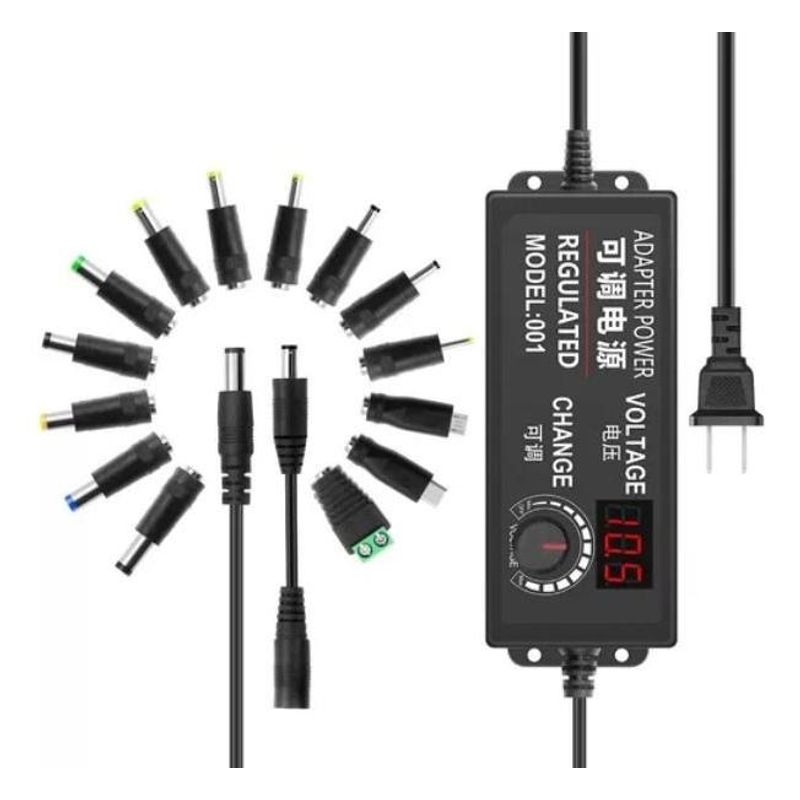 GENERICO - Adaptador De Energía Regulable ACDC Para Notebook y Equipos