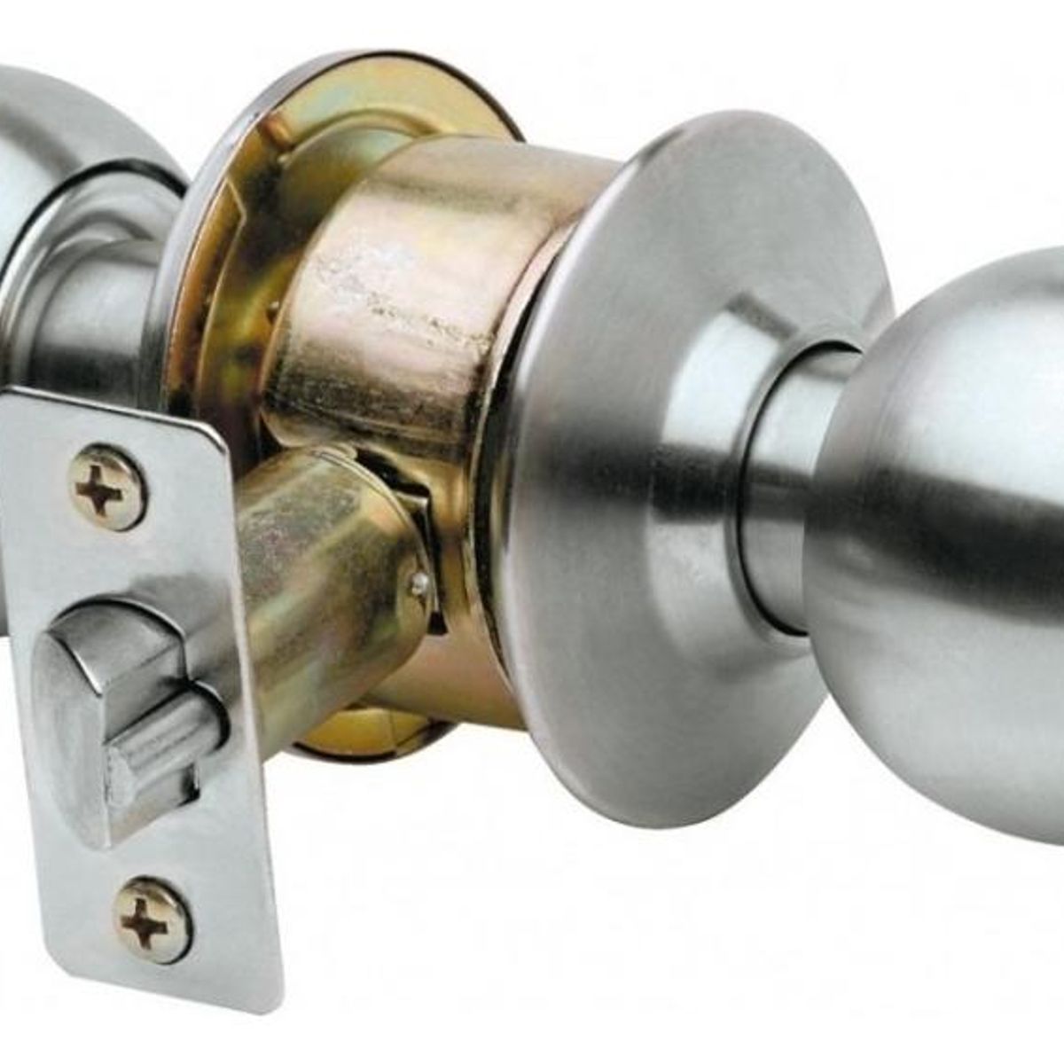 GENERICO - Chapa de Baño sin Llave para Apartamentos con Protección