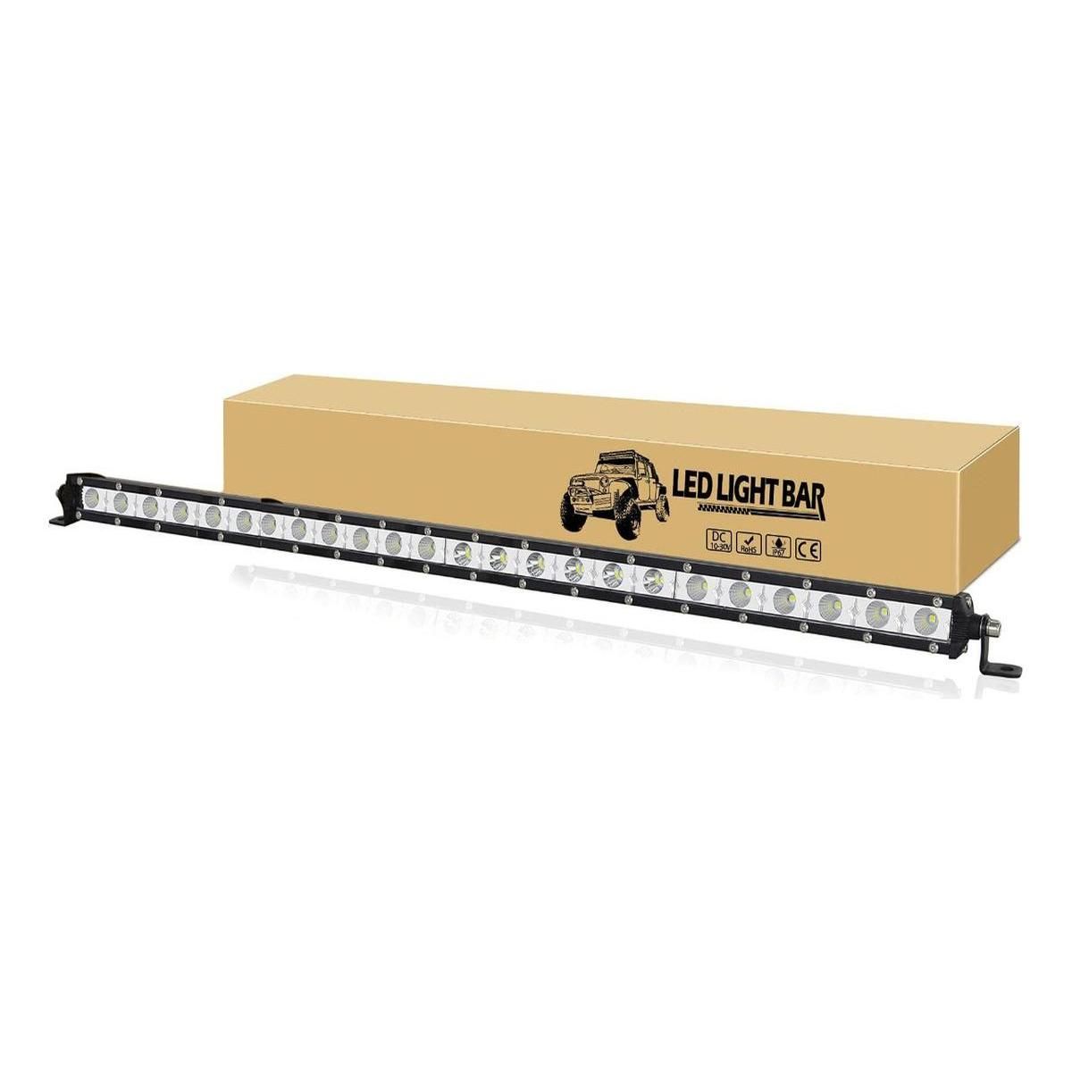 GENERICO - Barra de Luz LED de 25 Pulgadas con 24 Leds de Alto Brillo.
