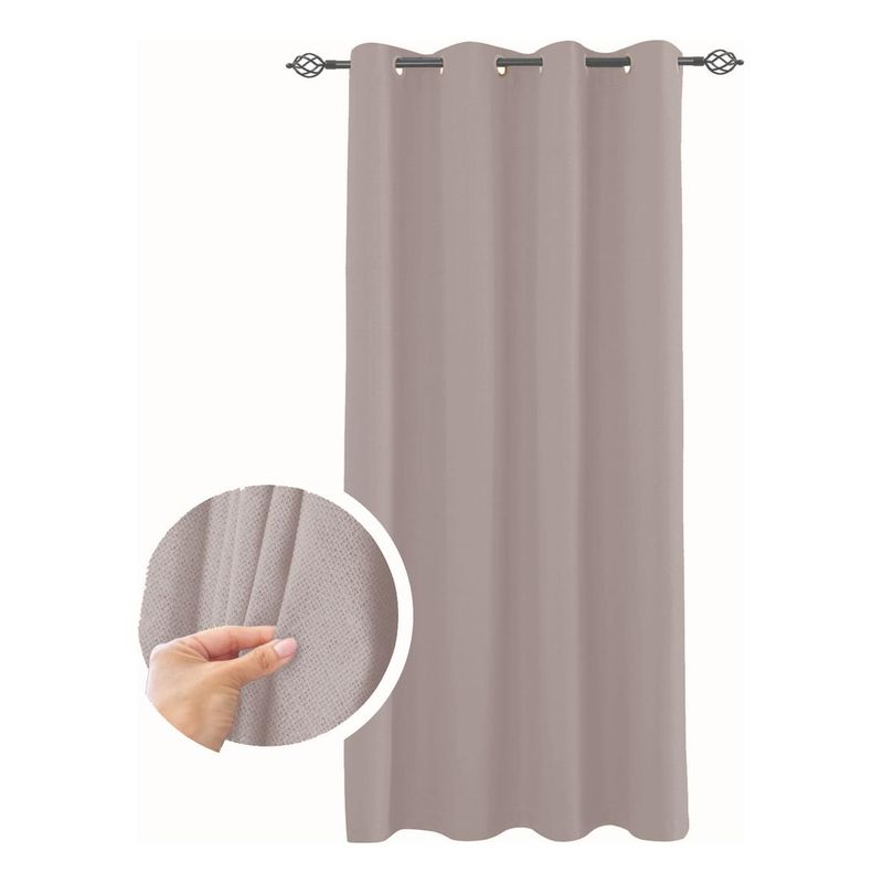 GENERICO - Cortina Blackout Texturizada 140x220 de Lona