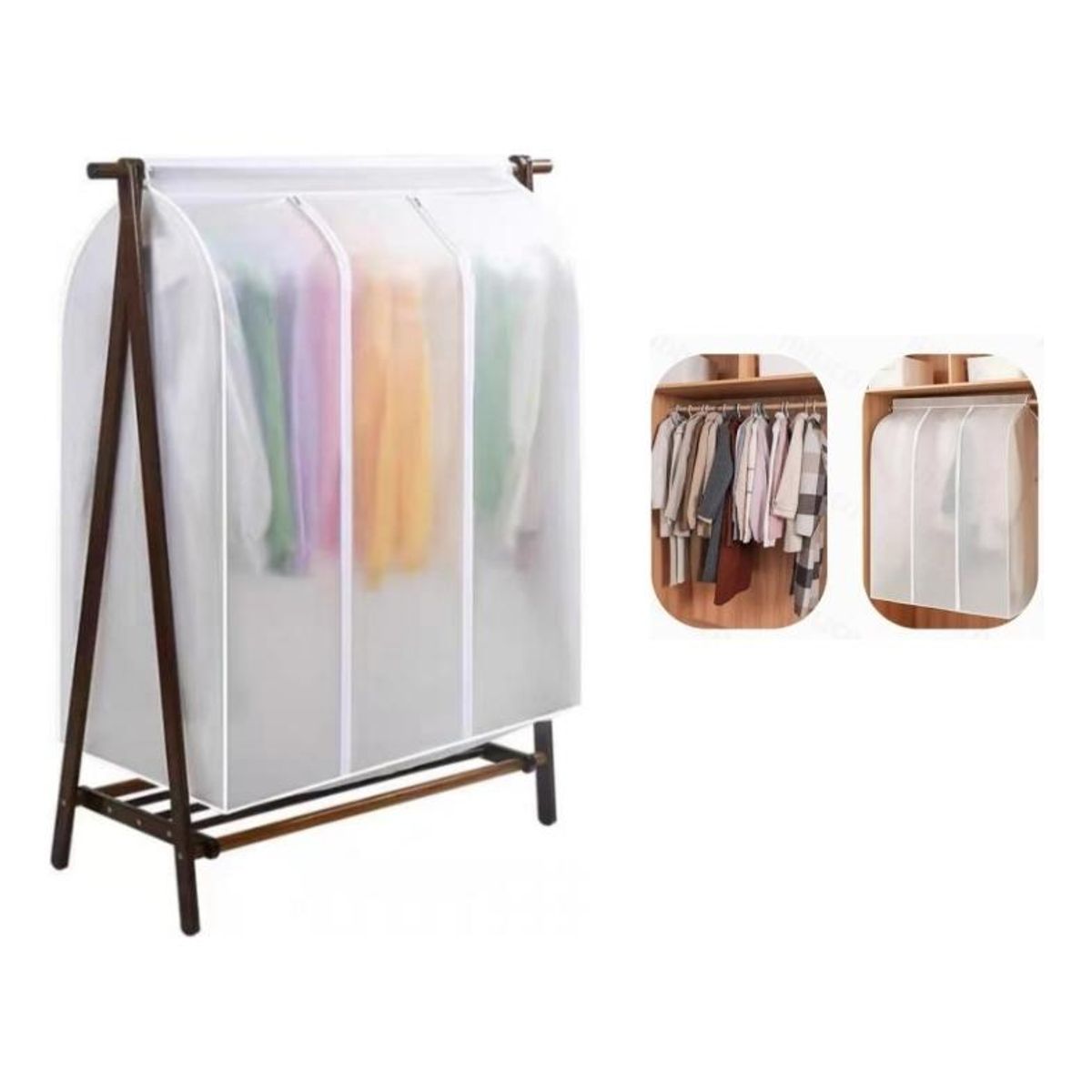 GENERICO - Funda Protectora Colgante para Guardar Ropa 50x100 cm