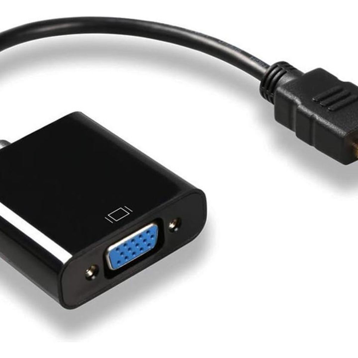 GENERICO - Adaptador HDMI a VGA de Alta Resolución 1080P Compacto
