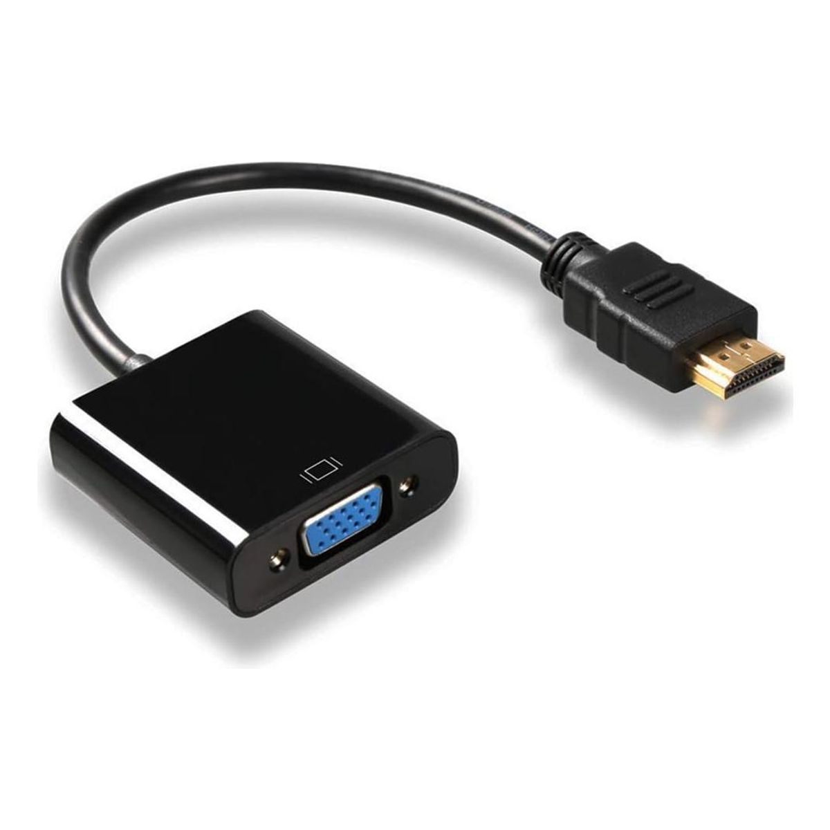 GENERICO - Adaptador HDMI a VGA de Alta Resolución 1080P Compacto