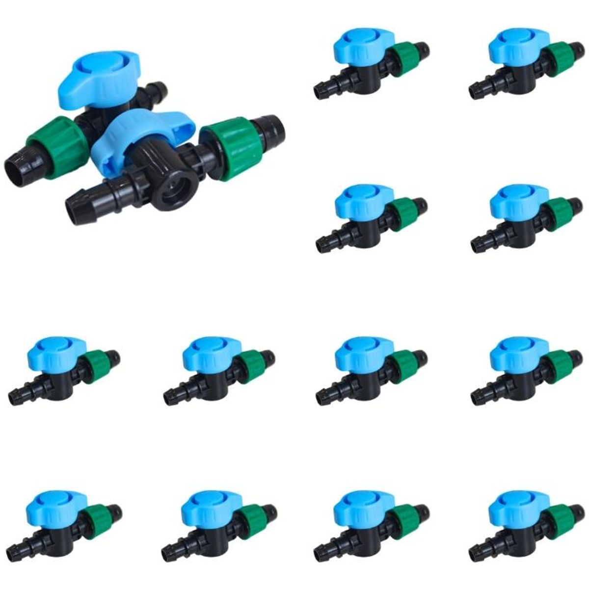 GENERICO - Pack de 25 Unidades de Cinta de Riego por Goteo para Jardín